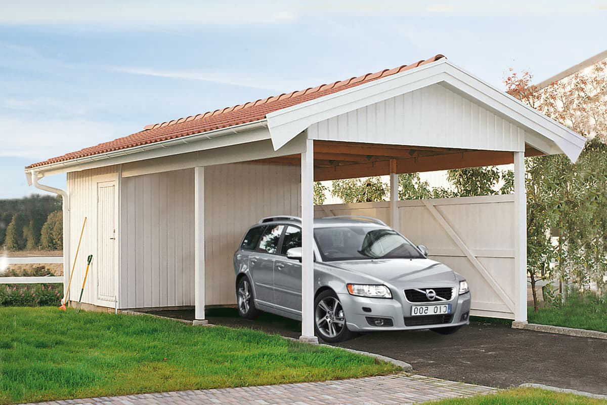 2. Bygga Carport Garage Tungelsta Stockholm