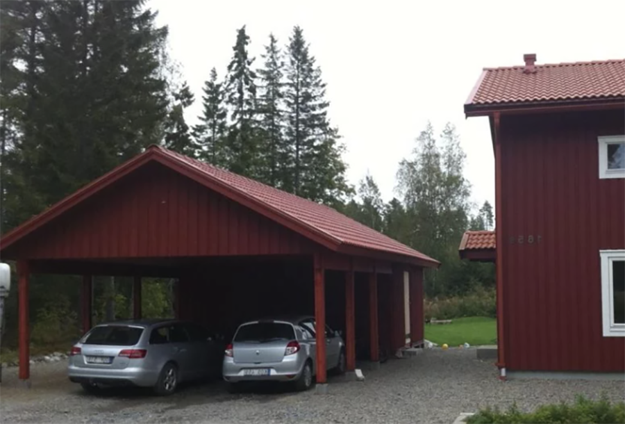 Byggnation av carport till villagare Vastra Ingelstad