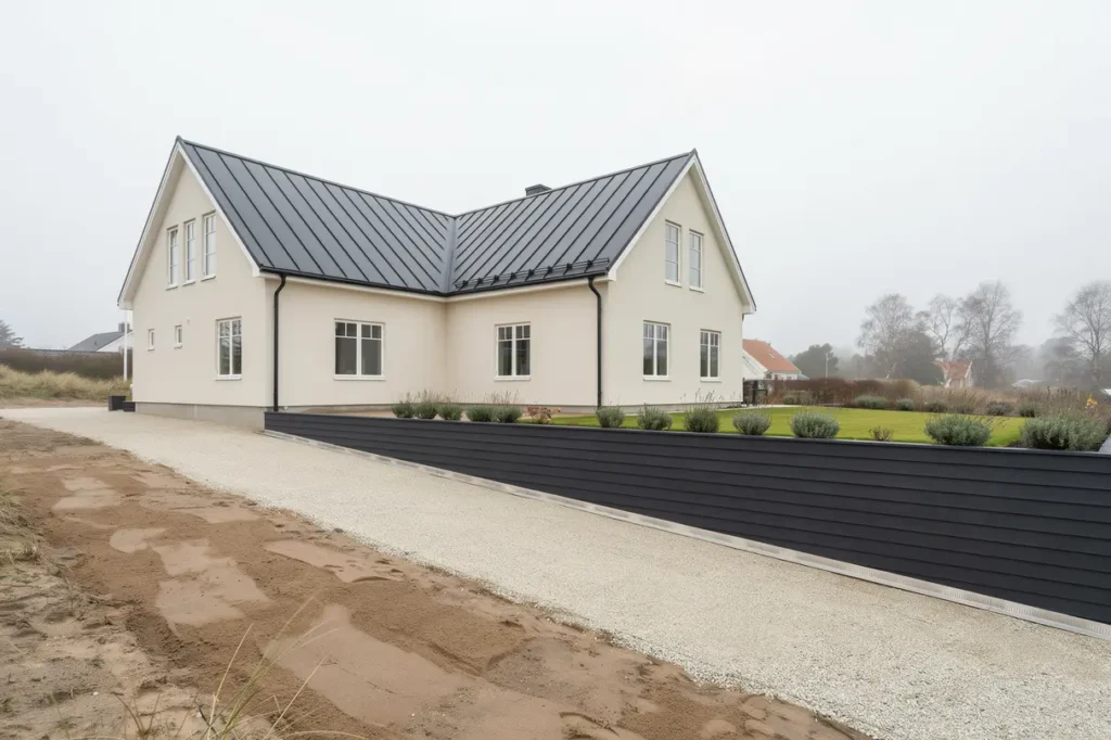 dr nering och isolering av husgrund med ny dagvattenl sning i h llviken vellinge