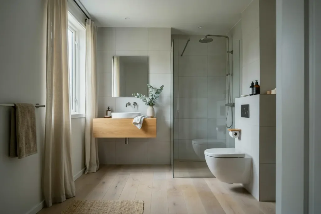 renovering av badrum och g sttoalett i villa i h llviken